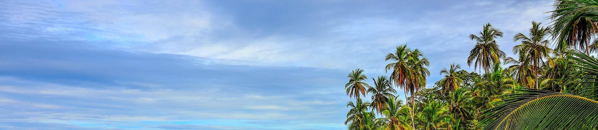 Location near Manzanillo on a day with cloudy weather