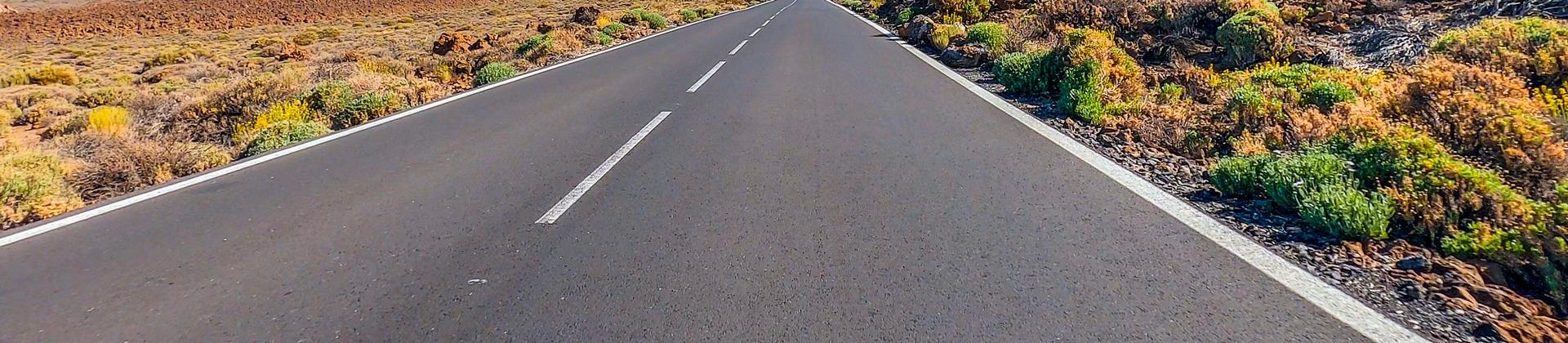 Canary Islands in sunny weather with few clouds