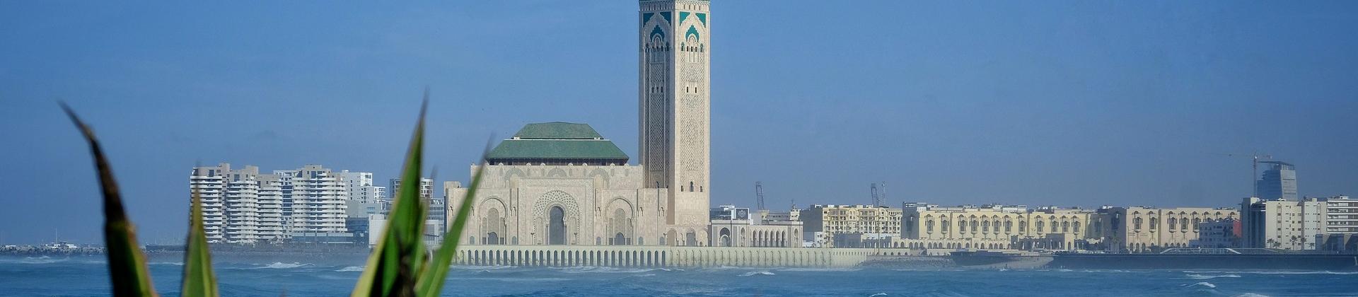 Architecture in Casablanca on a sunny day