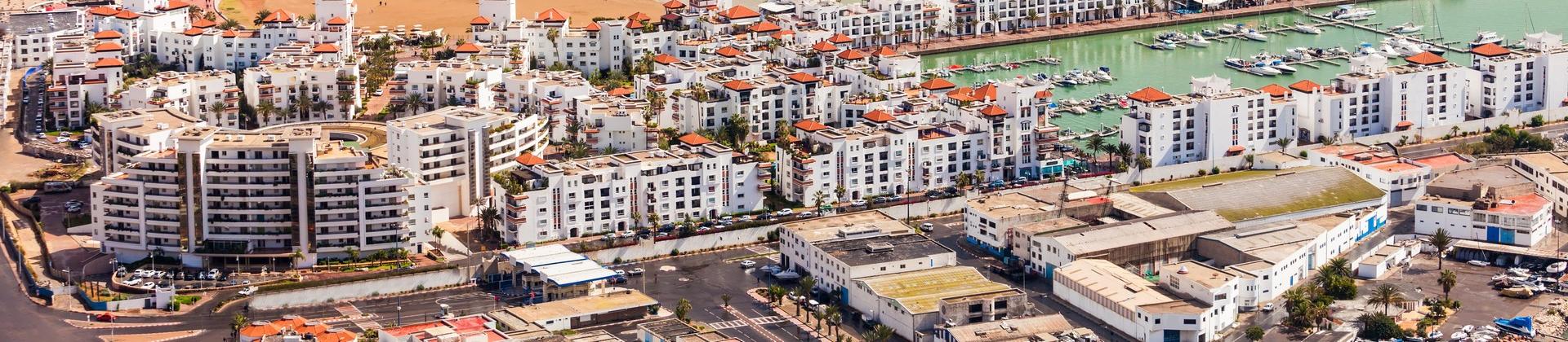 Agadir on a cloudy day